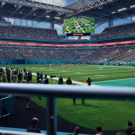 Hard Rock Stadium - Section 110 Seat View