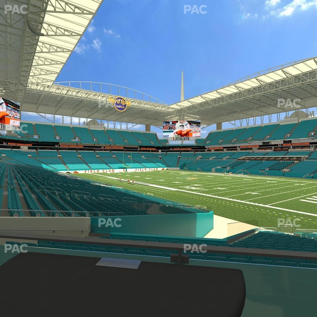 Hard Rock Stadium - Section 111 T Seat View