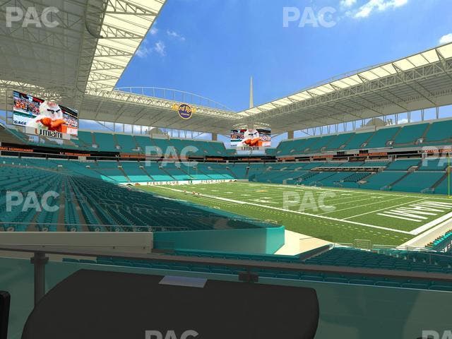Hard Rock Stadium - Section 111 T Seat View
