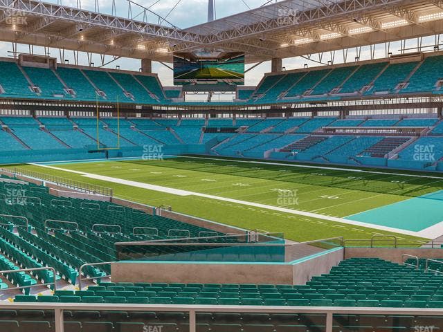 Hard Rock Stadium - Section 111 T Seat View
