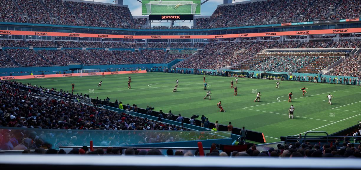 Hard Rock Stadium - Section 111 T Seat View