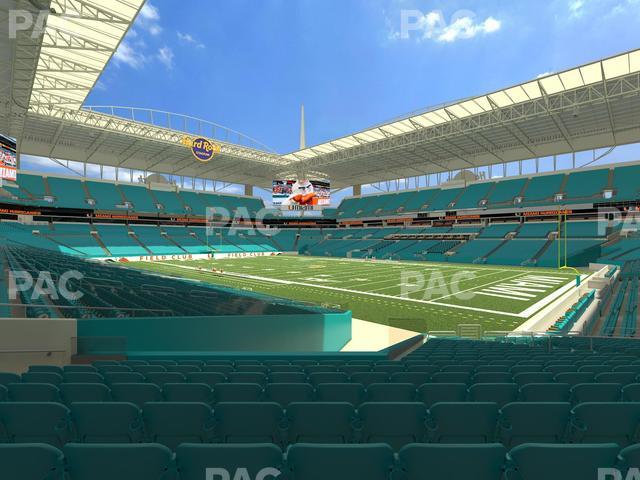 Hard Rock Stadium - Section 111 Seat View Hard Rock Stadium - Section 111 Seat View