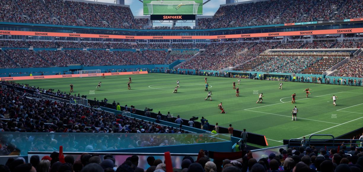 Hard Rock Stadium - Section 111 Seat View