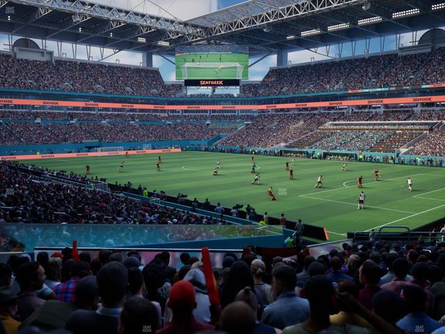 Hard Rock Stadium - Section 111 Seat View Hard Rock Stadium - Section 111 Seat View