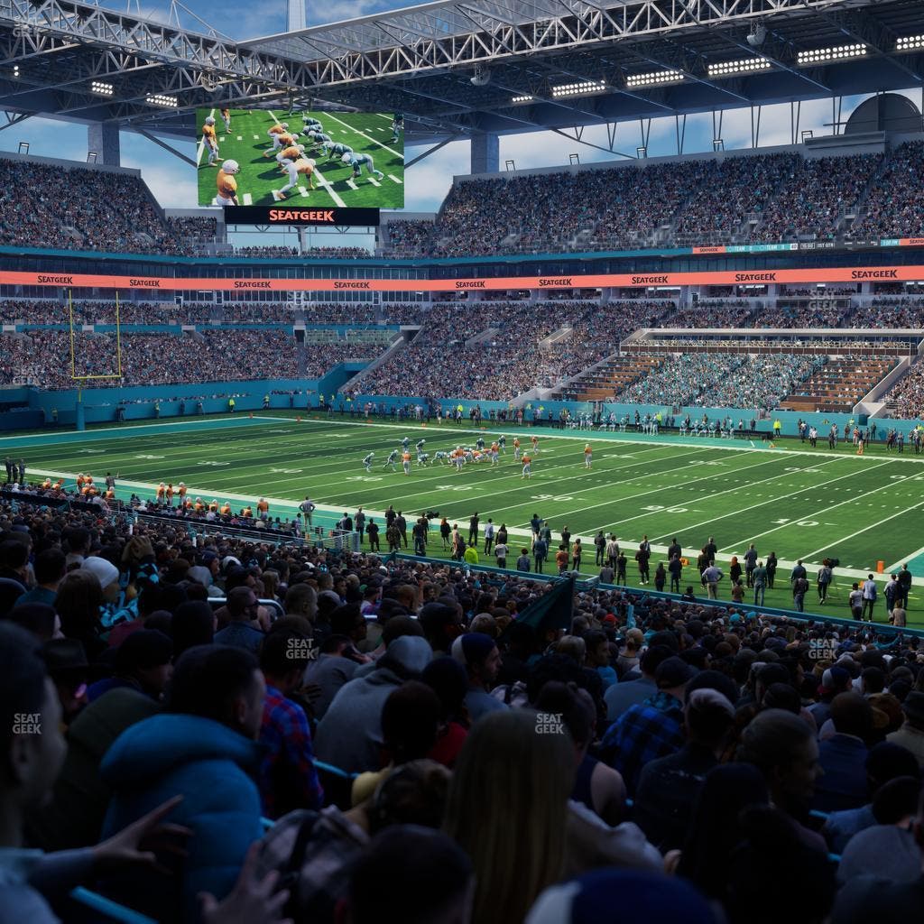 Hard Rock Stadium - Section 114 Seat View