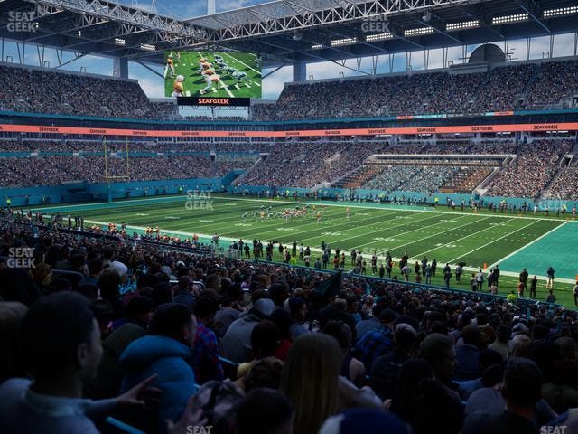 Hard Rock Stadium - Section 114 Seat View
