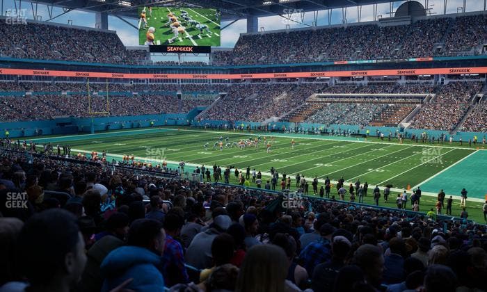 Hard Rock Stadium - Section 114 Seat View