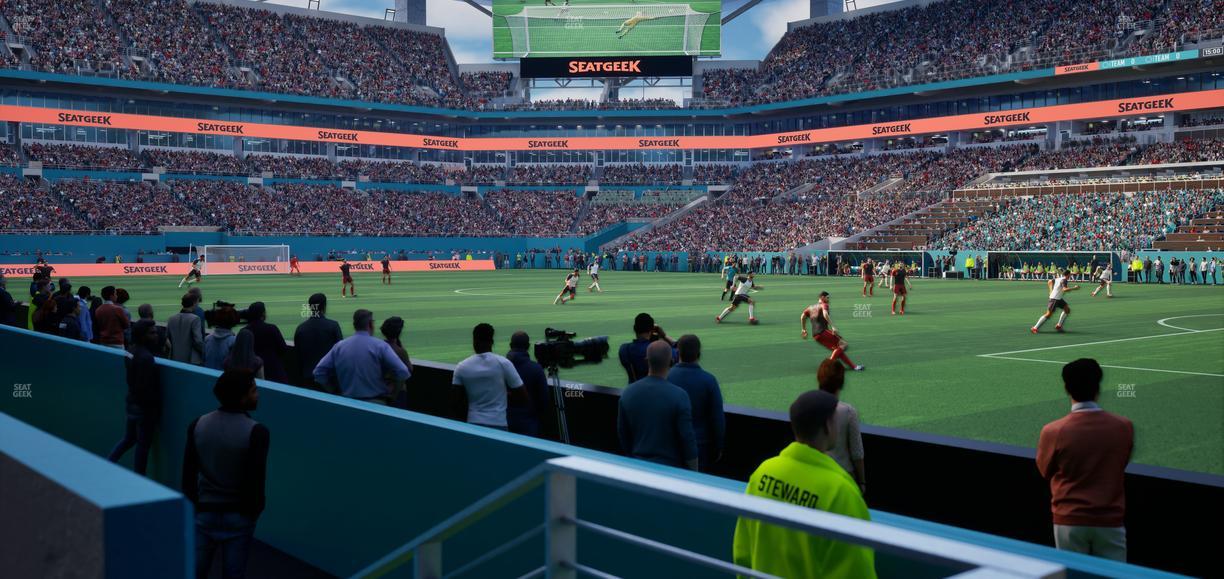 Hard Rock Stadium - Section 114 Seat View