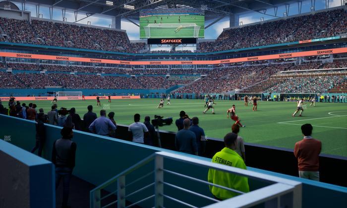 Hard Rock Stadium - Section 114 Seat View