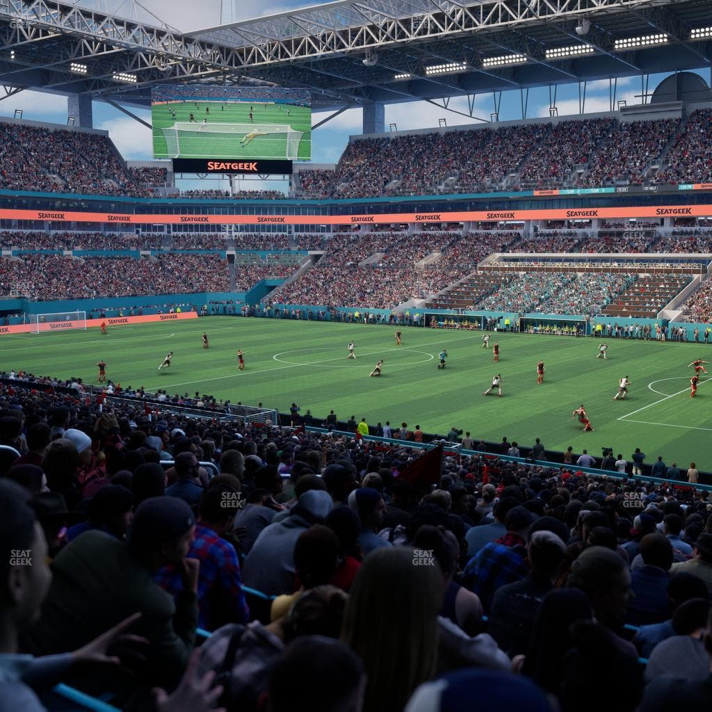 Hard Rock Stadium - Section 114 Seat View