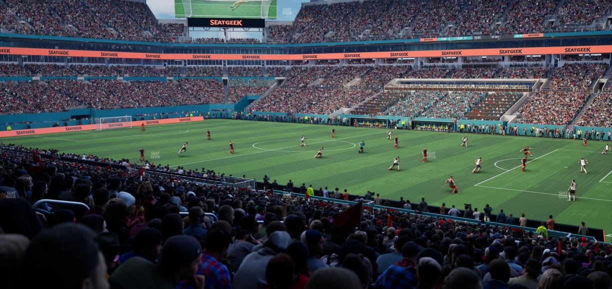Hard Rock Stadium - Section 114 Seat View