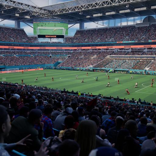 Hard Rock Stadium - Section 114 Seat View