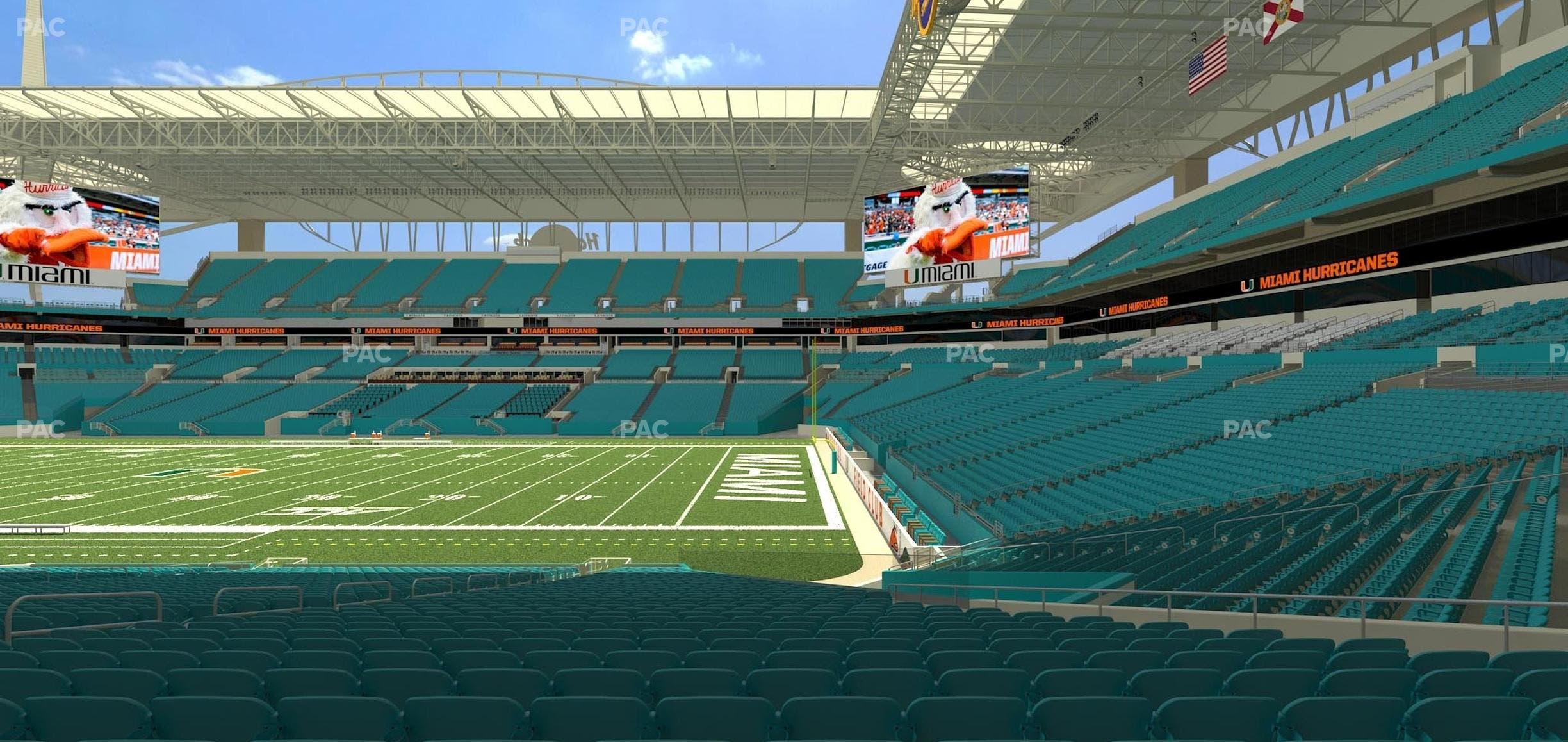 Hard Rock Stadium - Section 114 Seat View