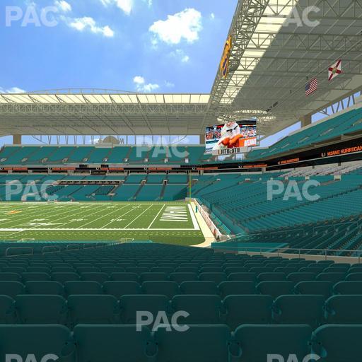 Hard Rock Stadium - Section 114 Seat View