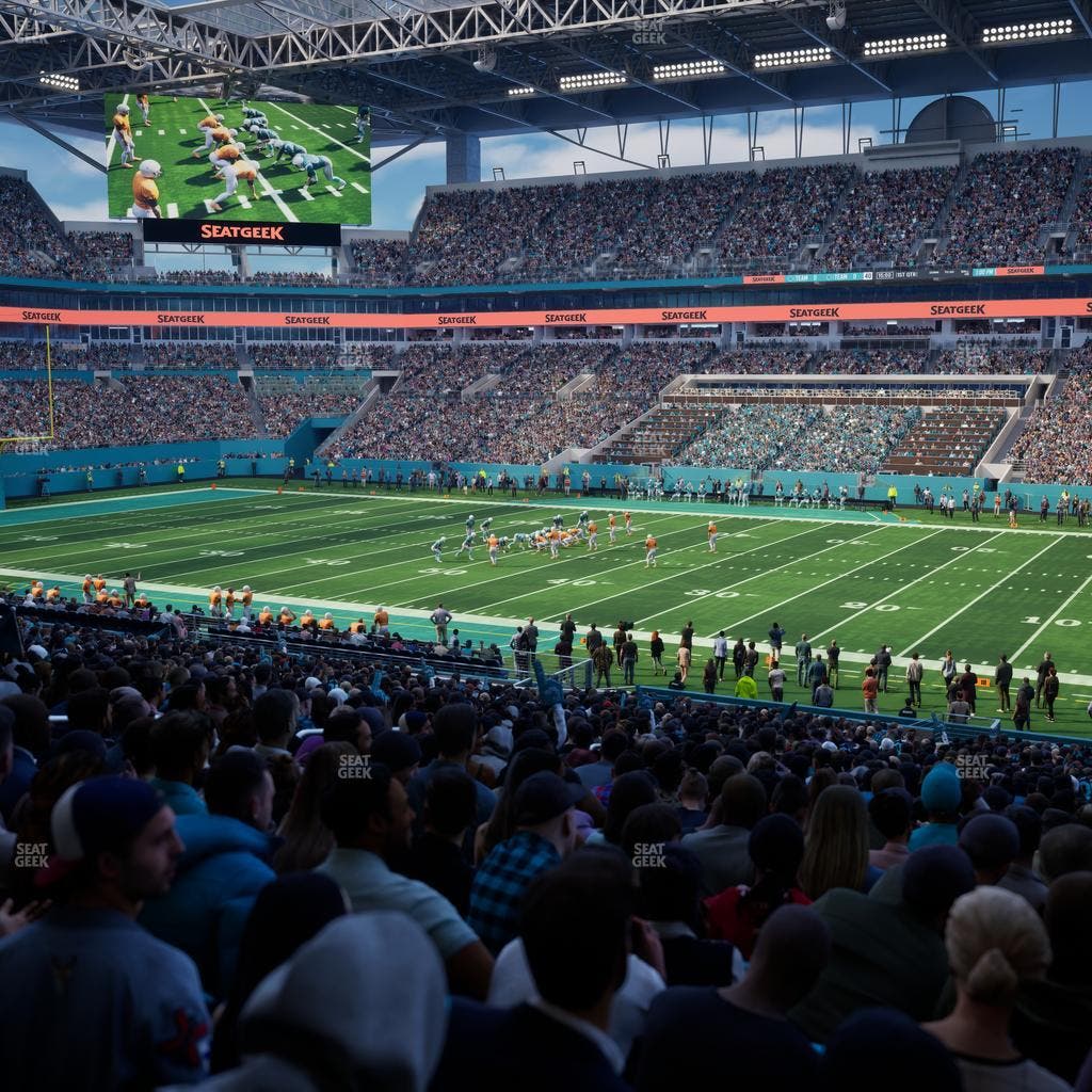 Hard Rock Stadium - Section 115 Seat View
