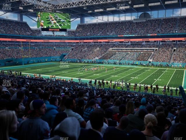 Hard Rock Stadium - Section 115 Seat View