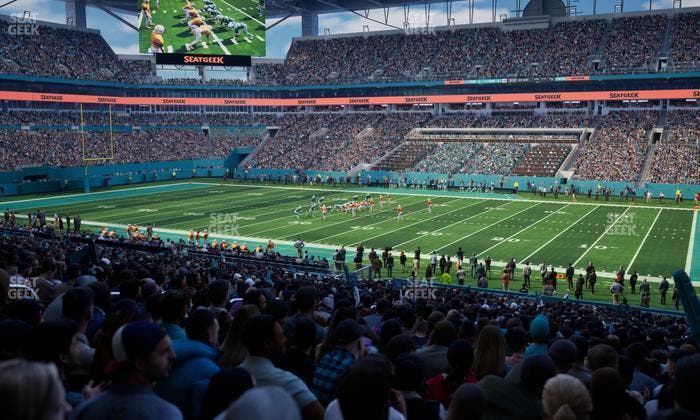 Hard Rock Stadium - Section 115 Seat View
