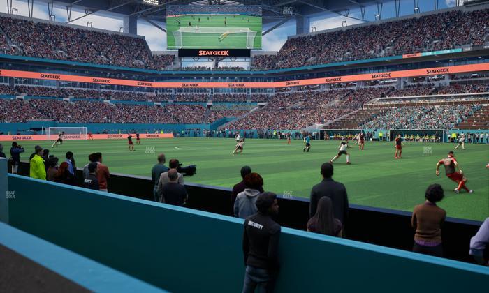 Hard Rock Stadium - Section 115 Seat View