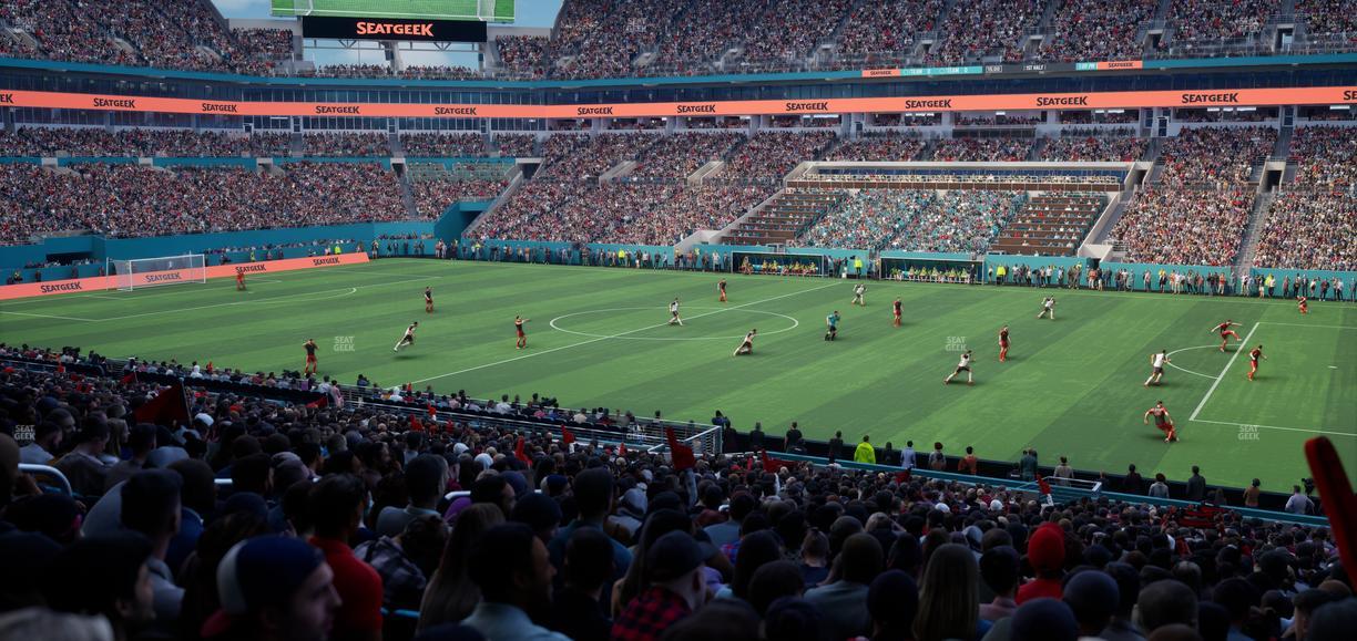Hard Rock Stadium - Section 115 Seat View