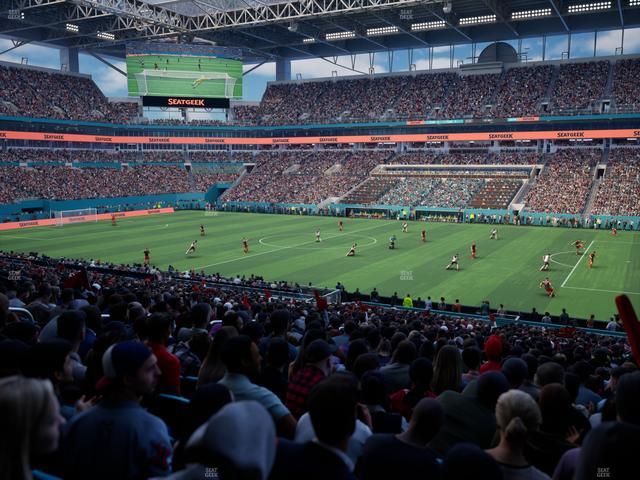 Hard Rock Stadium - Section 115 Seat View Hard Rock Stadium - Section 115 Seat View