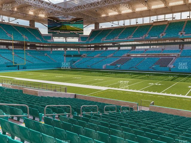 Hard Rock Stadium - Section 115 Seat View
