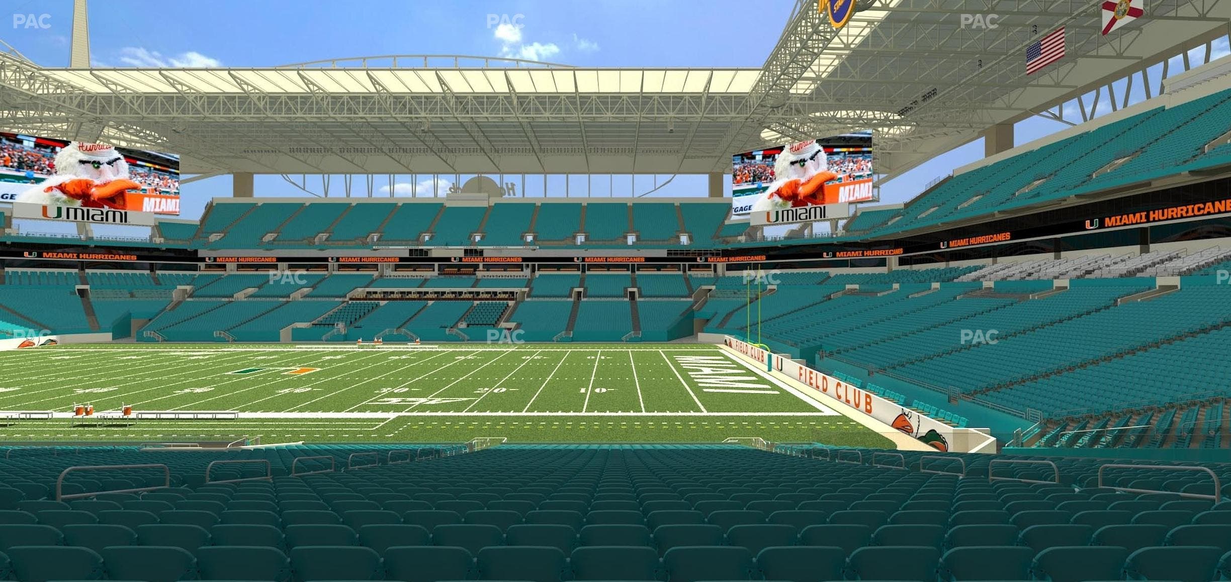 Hard Rock Stadium - Section 115 Seat View