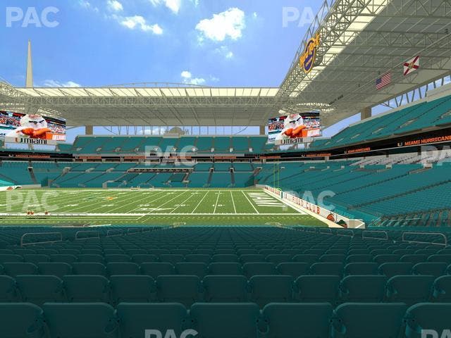 Hard Rock Stadium - Section 115 Seat View