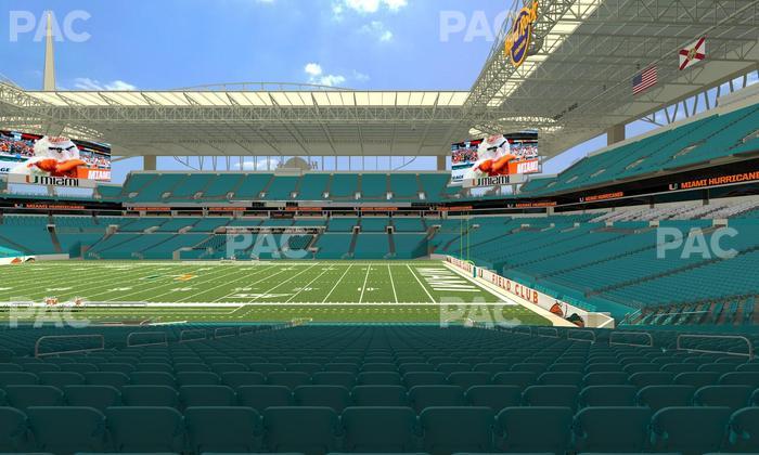 Hard Rock Stadium - Section 115 Seat View