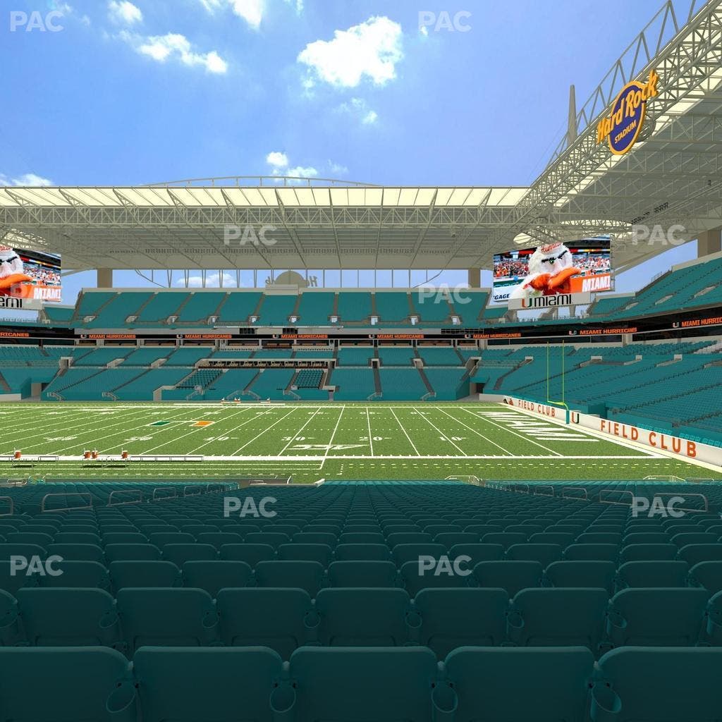 Hard Rock Stadium - Section 116 Seat View