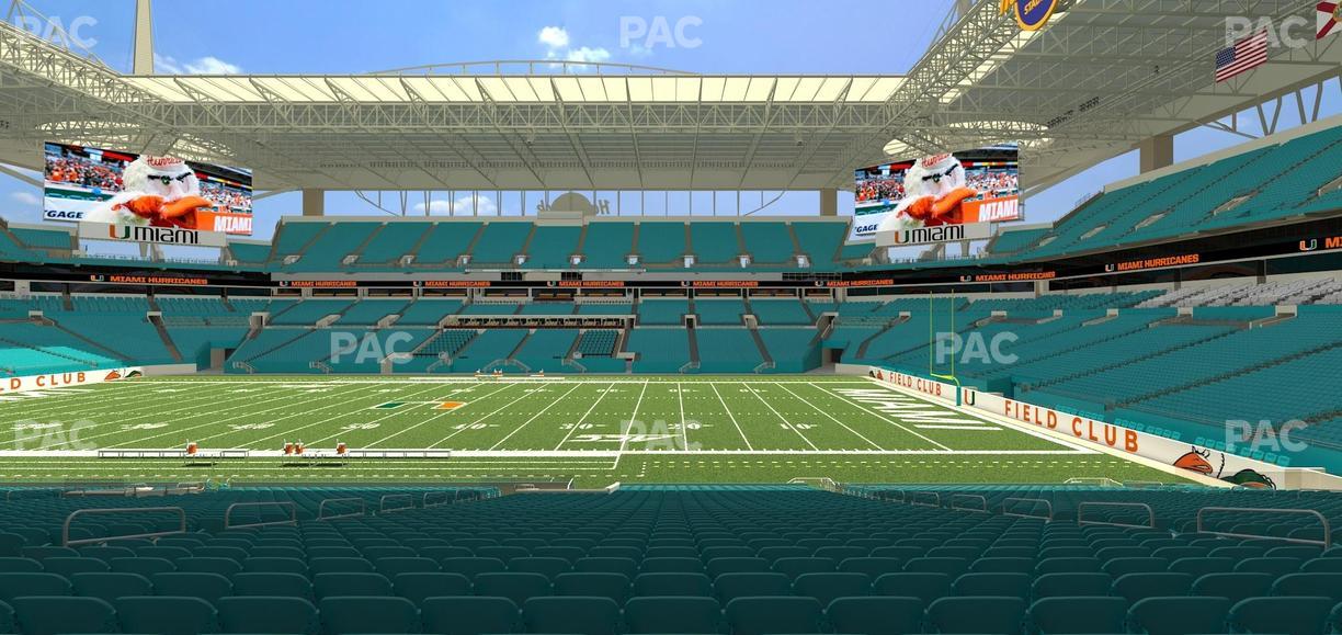Hard Rock Stadium - Section 116 Seat View