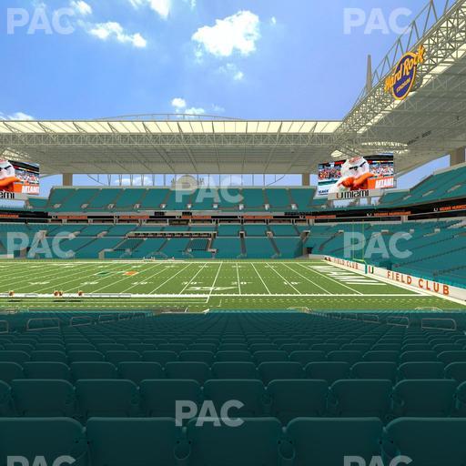 Hard Rock Stadium - Section 116 Seat View
