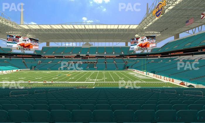 Hard Rock Stadium - Section 116 Seat View