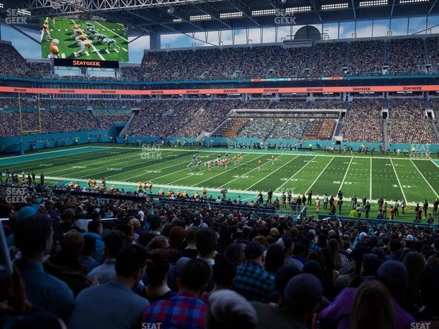 Hard Rock Stadium - Section 116 Seat View