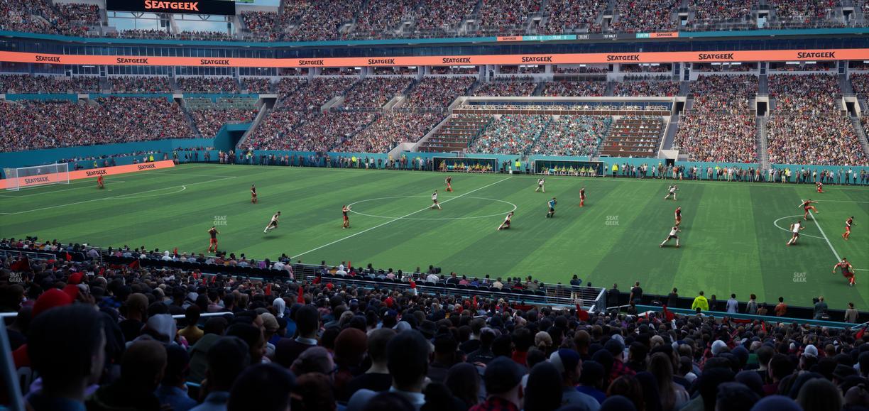 Hard Rock Stadium - Section 116 Seat View