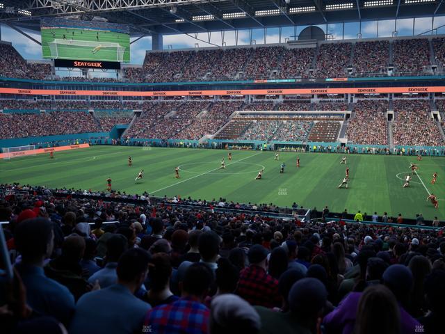 Hard Rock Stadium - Section 116 Seat View Hard Rock Stadium - Section 116 Seat View