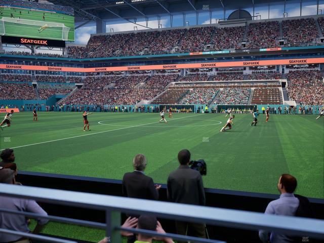 Hard Rock Stadium - Section 117 Seat View