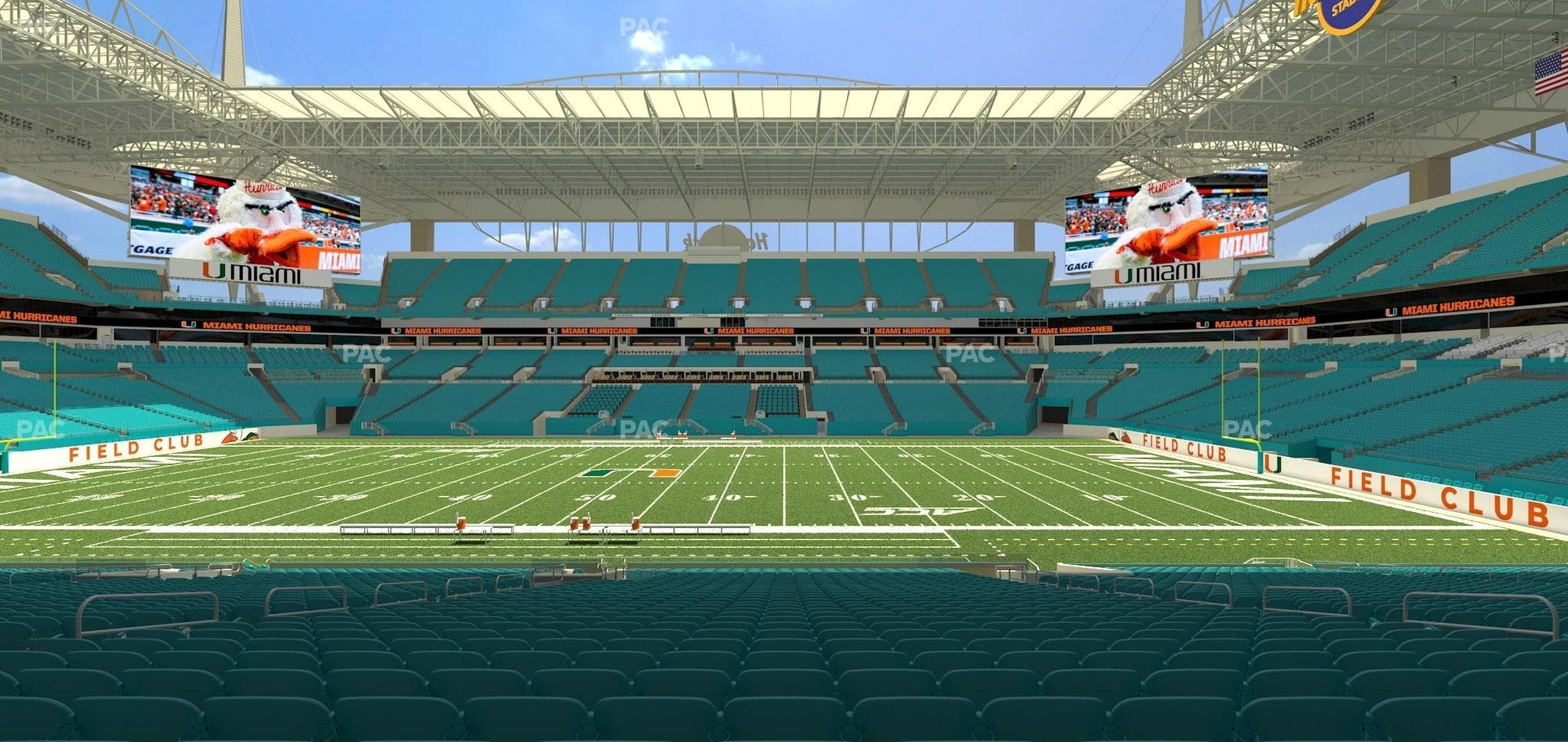 Hard Rock Stadium - Section 117 Seat View