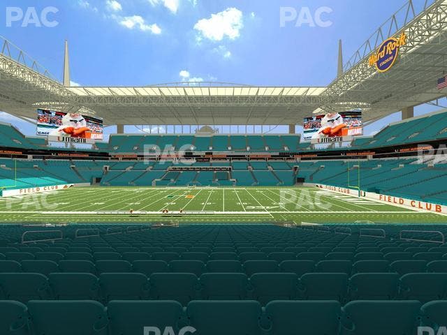 Hard Rock Stadium - Section 117 Seat View