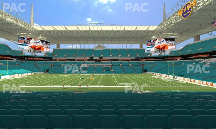 Hard Rock Stadium - Section 117 Seat View