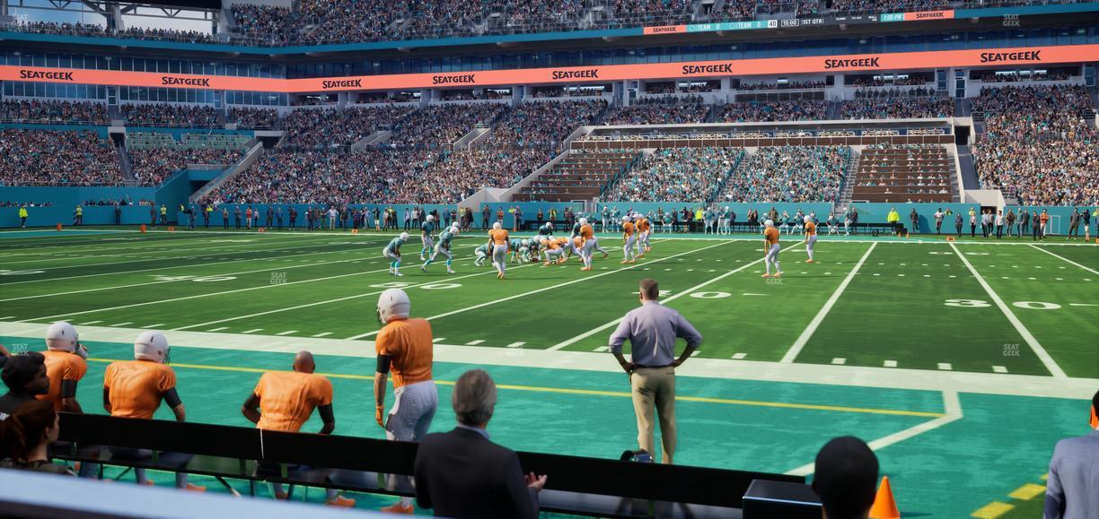 Hard Rock Stadium - Section 117 Seat View