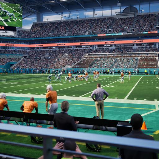 Hard Rock Stadium - Section 117 Seat View
