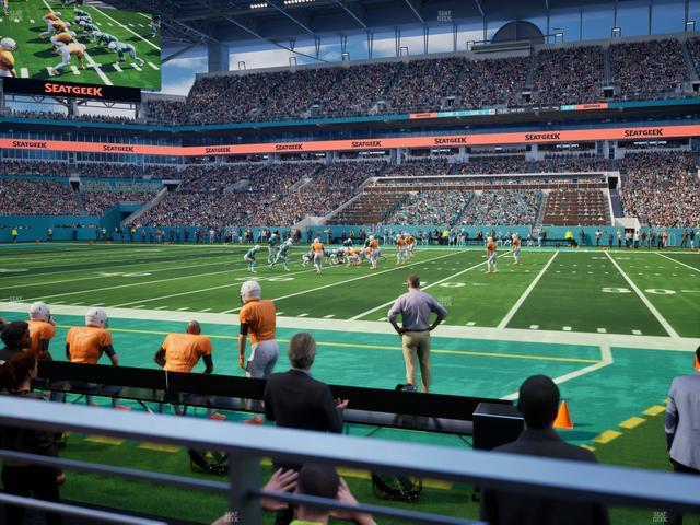 Official view from Section 117 at Hard Rock Stadium