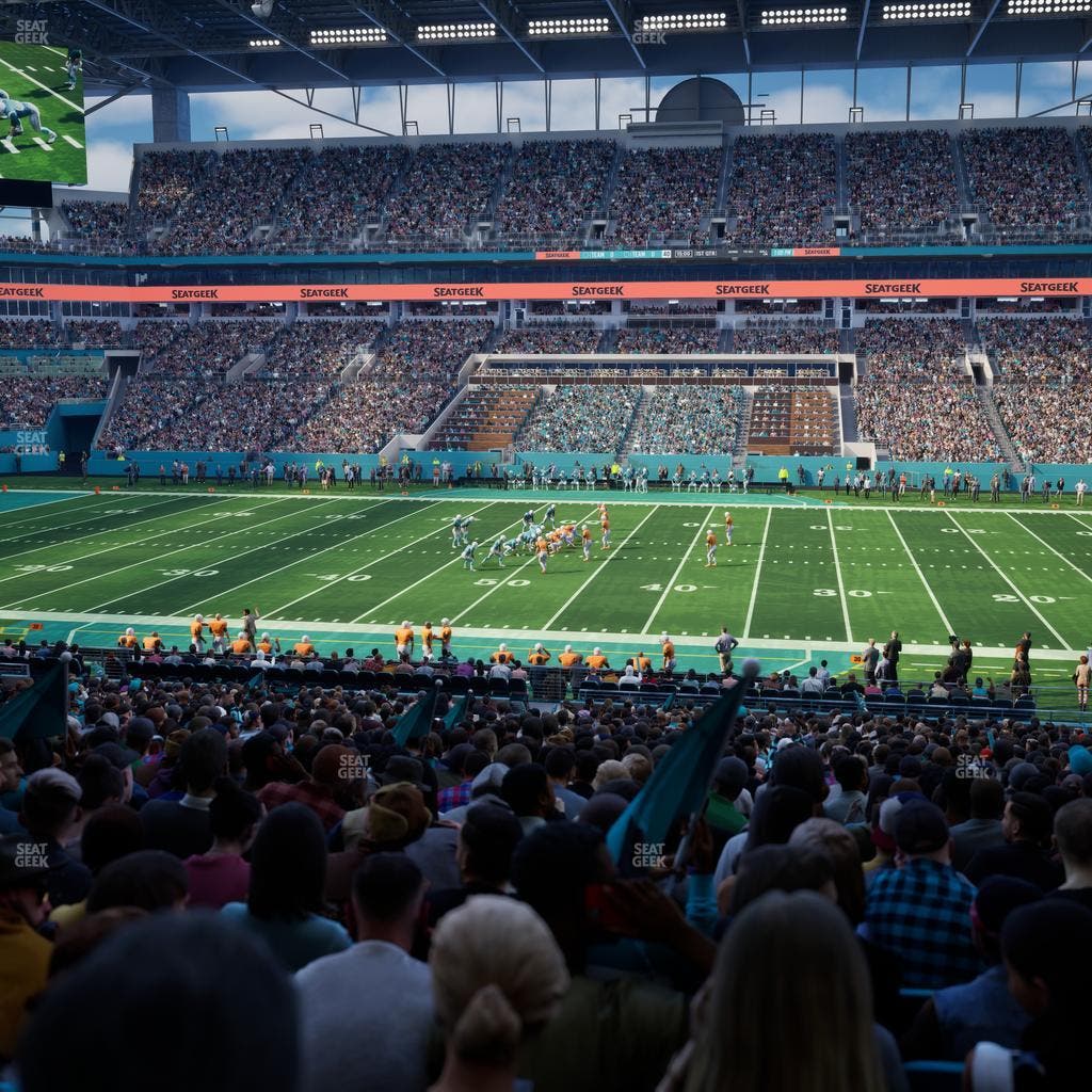 Hard Rock Stadium - Section 117 Seat View