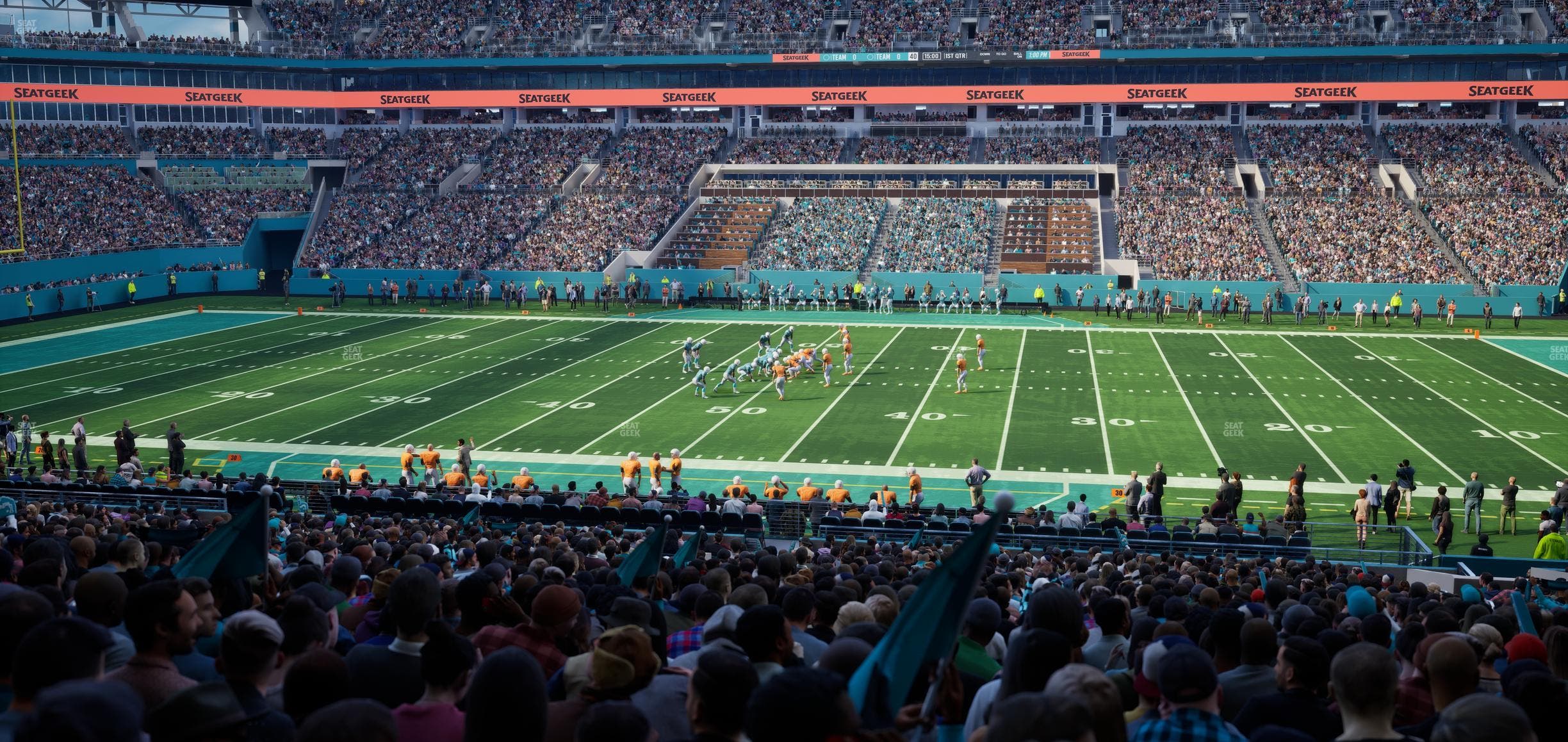 Hard Rock Stadium - Section 117 Seat View