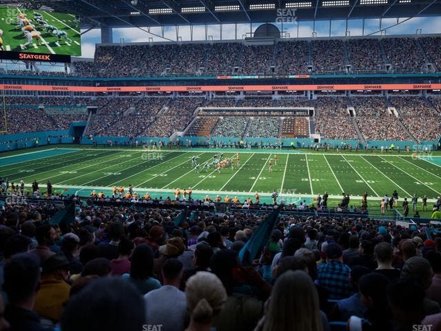 Hard Rock Stadium - Section 117 Seat View