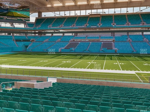 Hard Rock Stadium - Section 117 Seat View