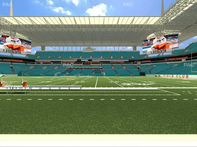 Hard Rock Stadium - Section 117 Seat View