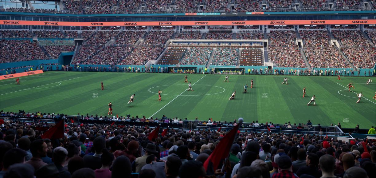 Hard Rock Stadium - Section 117 Seat View
