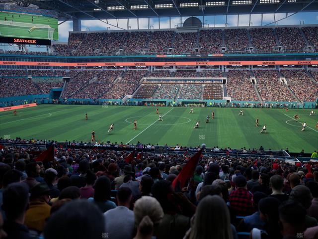 Hard Rock Stadium - Section 117 Seat View Hard Rock Stadium - Section 117 Seat View