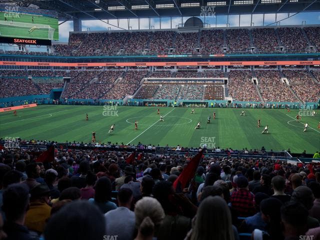 Hard Rock Stadium - Section 117 Seat View